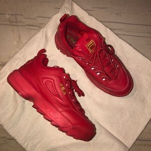 Red Fila Sneakers